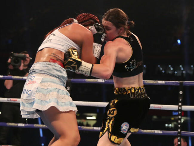 Anahi Esther Sanchez with Katie Taylor