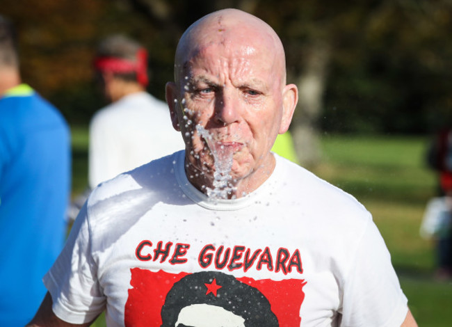 Cyril Lee who ran his 55th marathon