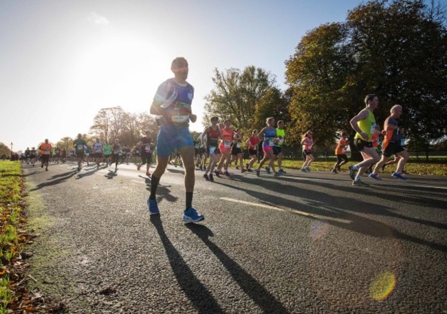 The marathon passes through The Phoenix Park