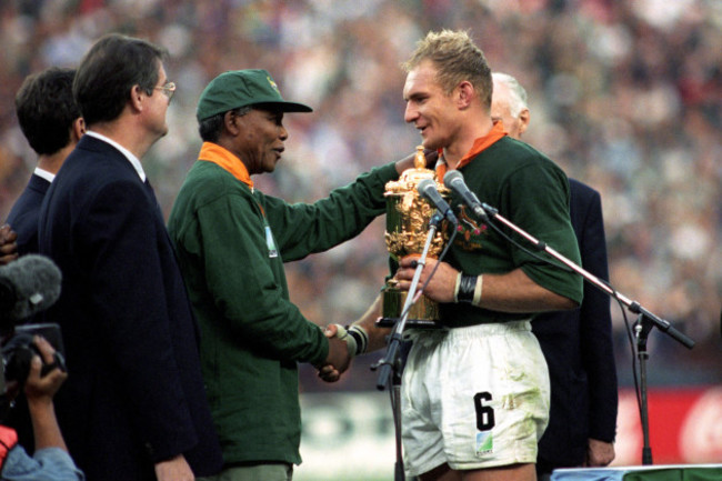 Rugby Union - World Cup South Africa 95 - Final - South Africa v New Zealand - Ellis Park, johannesburg