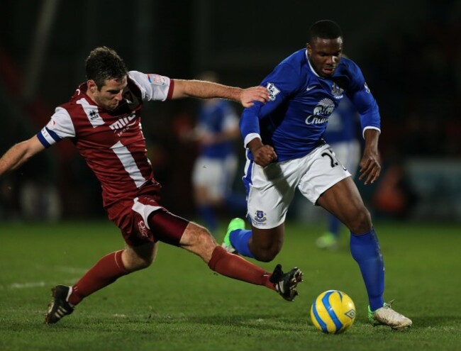 Soccer - FA Cup - Third Round - Cheltenham Town v Everton - Whaddon Road