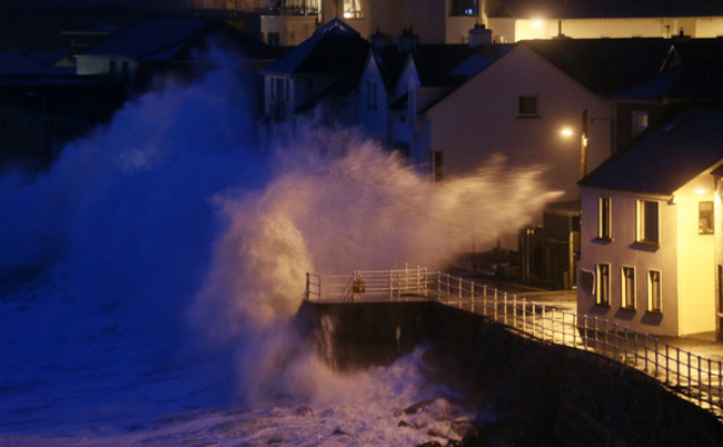 File Photo: Hurricane Ophelia Due To Hit Ireland Today. End