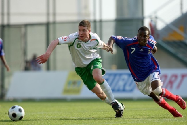 Gearoid Morrissey with Gel Kakuta