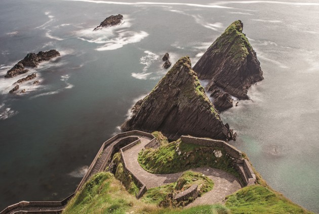 Dunquin - 'twists and turns down to Dunquin Pier'