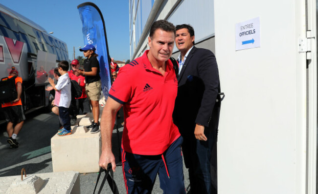 Rassie Erasmus arrives