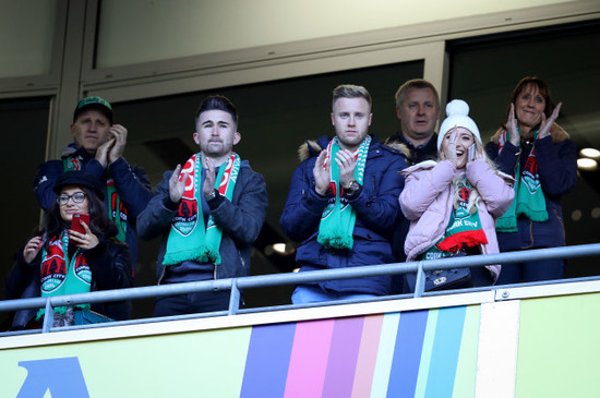 Sean Maguire and Kevin O'Connor attend the game