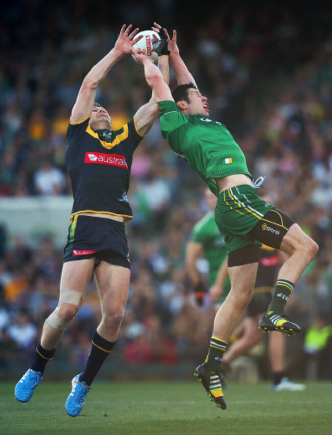 Patrick Dangerfield and Sean Cavanagh