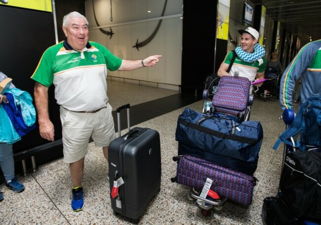 Joe Kernan and Shane Walsh arrive