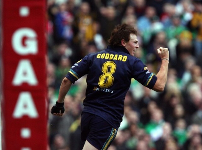 Brendon Goddard celebates after he scored Australias 2nd goal 5/11/2006