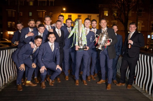 The Cork City team pictured on the Nano Nagle bridge