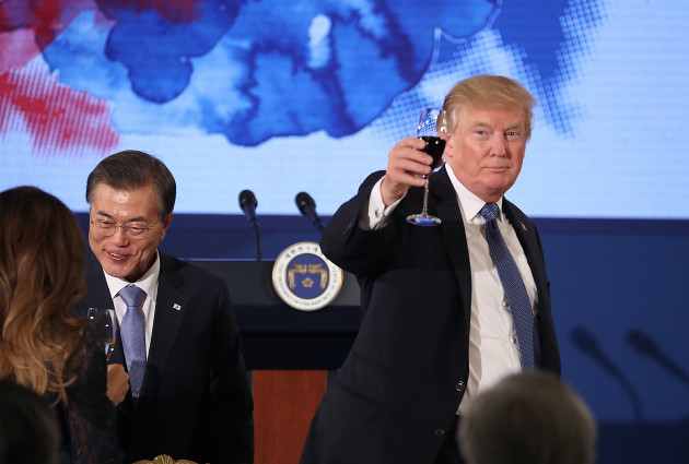 Do Not Underestimate Us Trump Warns North Korea On His Election Anniversary