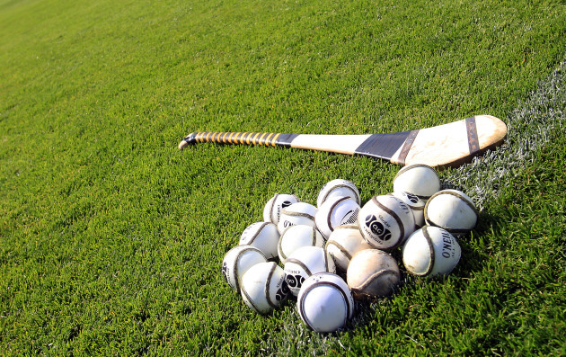 A general view of hurley and sliotar's