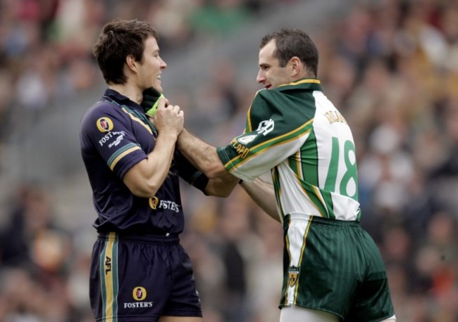 Steven McDonnell of Ireland with Andrew Raines of Australia