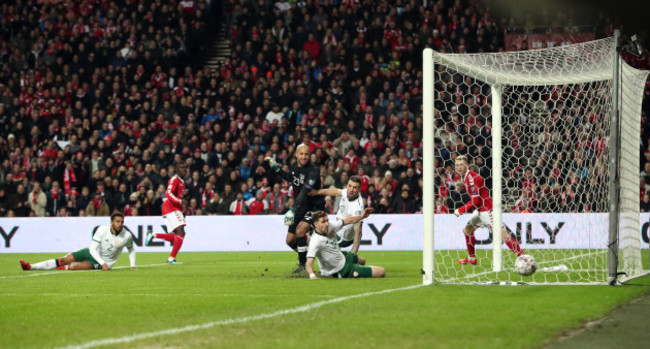 Denmark v Republic of Ireland - FIFA World Cup - Qualifying Play-off - First Leg - Parken Stadium