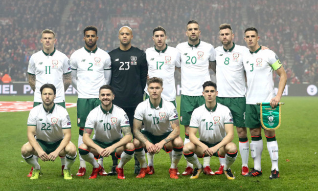 The Ireland team