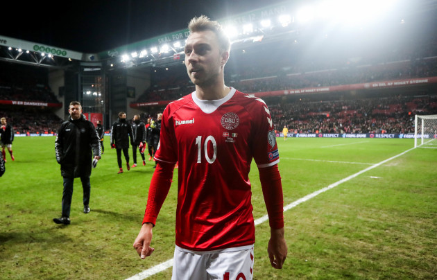 Christian Eriksen after the game