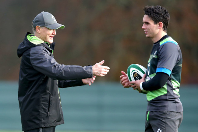 Joe Schmidt and Joey Carbery