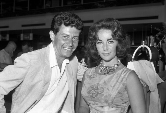 Eddie Fisher and Elizabeth Taylor - London Airport