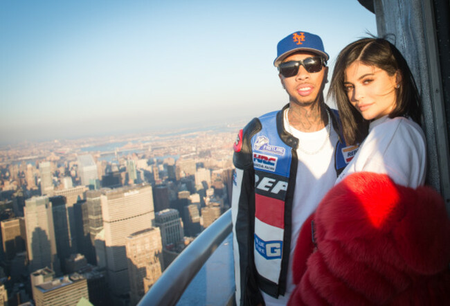 Kylie Jenner and Tyga visit the Empire State Building on Valentine's Day