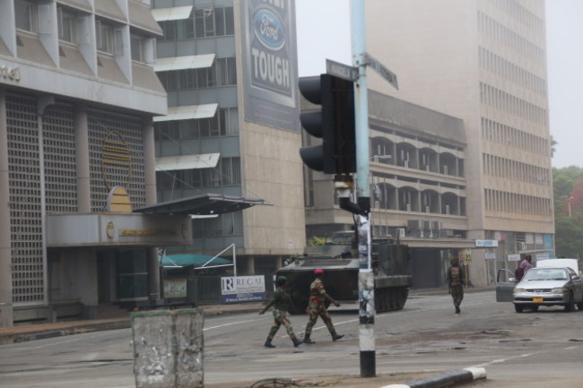 ZIMBABWE-HARARE-MILITARY-STABILIZATION