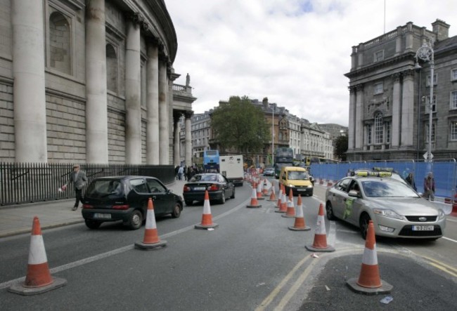 File Photo The proposal to remodel College Green as a pedestrian – priority plaza is a Dublin City Council and National Transport Authority initiative