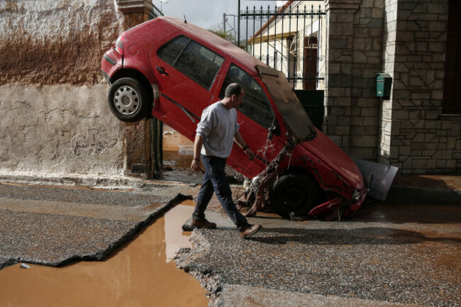 GREECE-ATHENS-FLOODING
