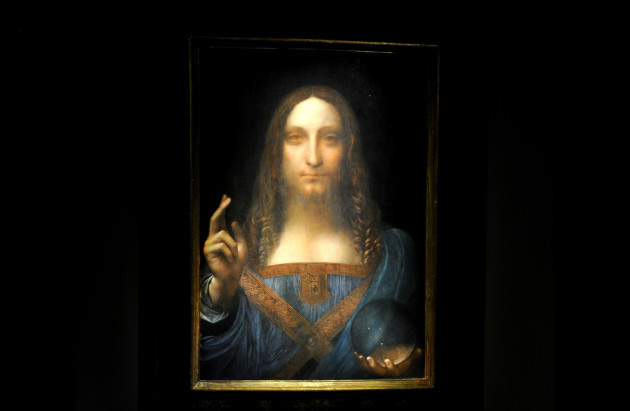 Leonardo Da Vinci Salvator Mundi Smashes Records With $450.3 Million Sale