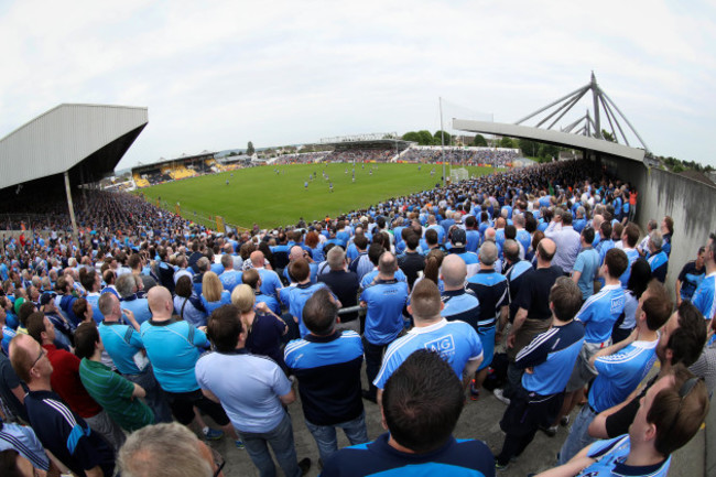 Dublin fans during the game