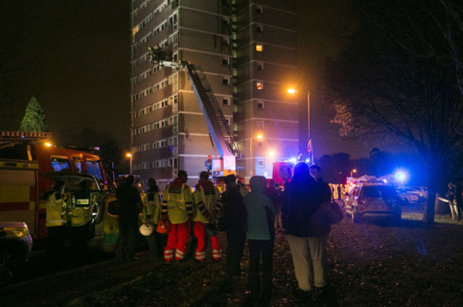 Northern Ireland high rise tower fire