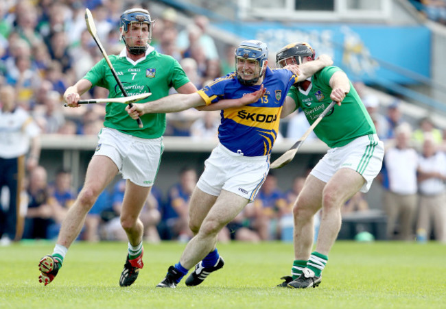 Gavin O'Mahony and James Ryan with Eoin Kelly