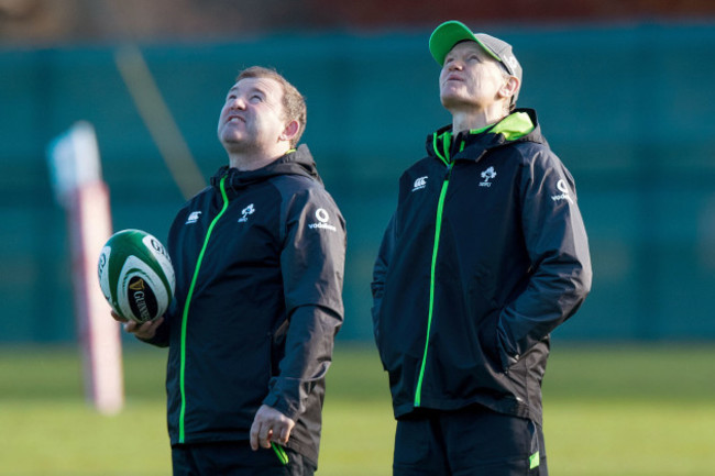 Richie Murphy and Joe Schmidt