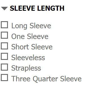 sleeve length