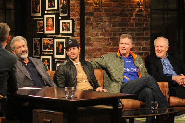 The Late Late Show - Mel Gibson, Mark Wahlberg, Will Ferrell and John Lithgow 2
