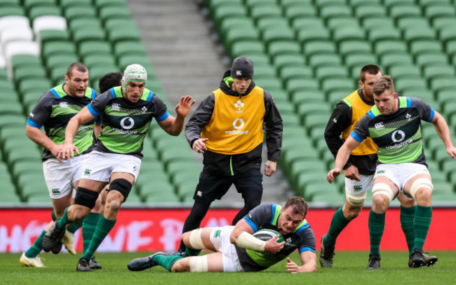 Rhys Ruddock, Ultan Dillane, Simon Easterby and Jordi Murphy