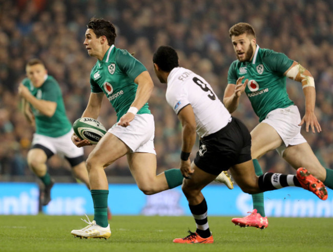 Joey Carbery makes a break