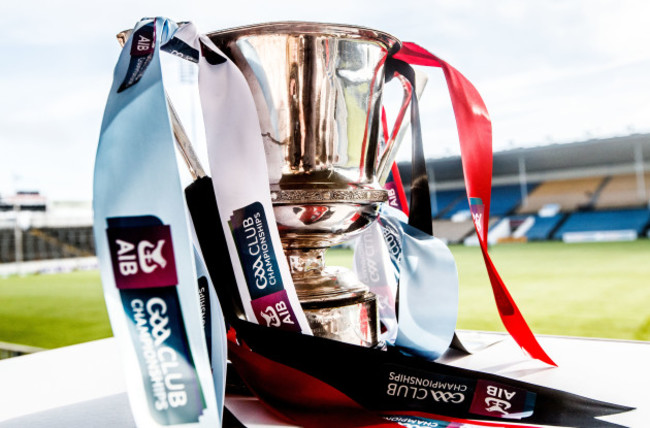 A view of the Munster Senior Hurling Club Championship Trophy