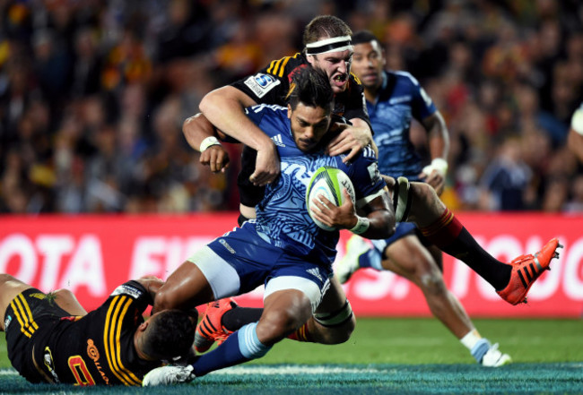 Pita Ahki is tackled by Brodie Retallick