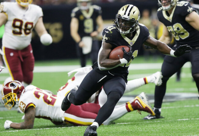 NFL NEW ORLEANS SAINTS BEAT WASHINGTON REDSKINS 34-31