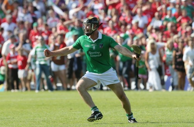 Limerick's James Ryan celebrates at the final whistle