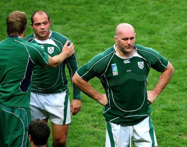 A dejected John Hayes after the game