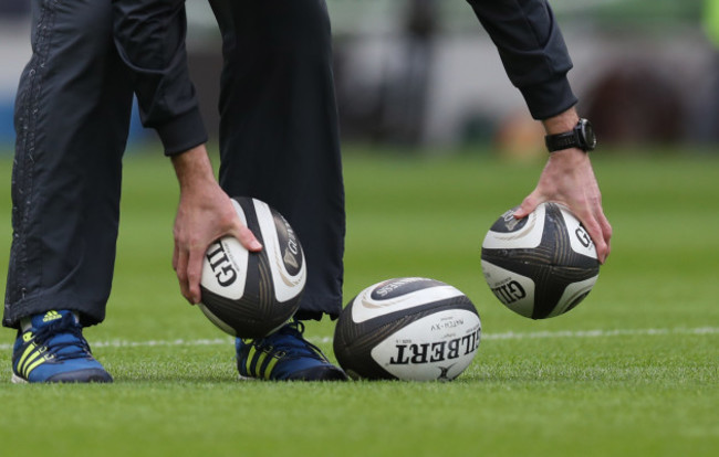 A general view of match balls