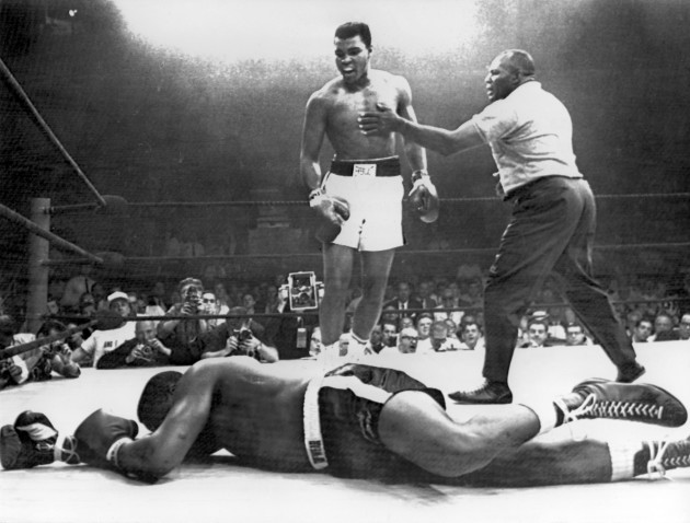 Box fight Ali and Liston