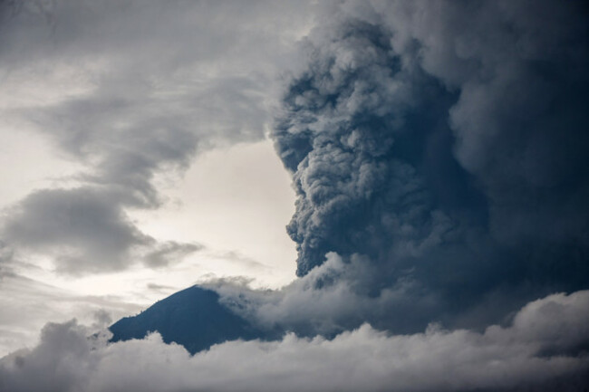 INDONESIA-BALI-MOUNT AGUNG-ERUPTION