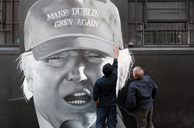 Trump mural