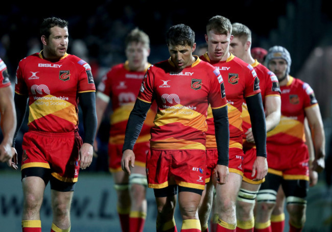 Gavin Henson dejected after his side conceded a third try