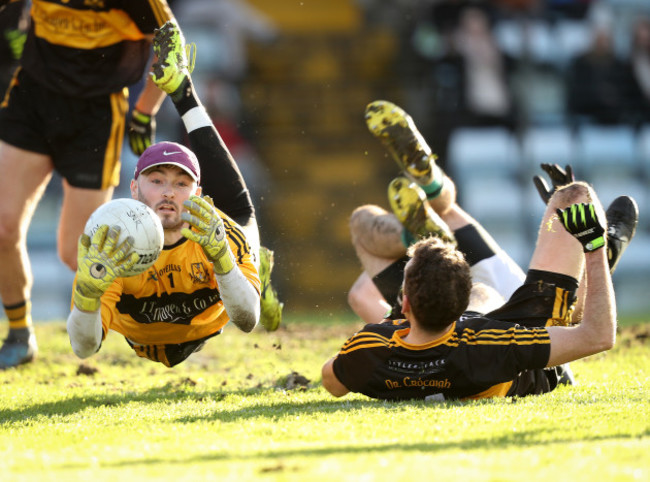 Shane Murphy makes a save