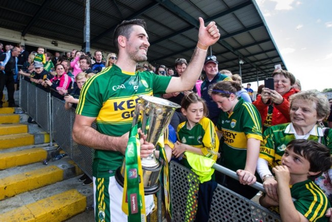 Bryan Sheehan with the cup