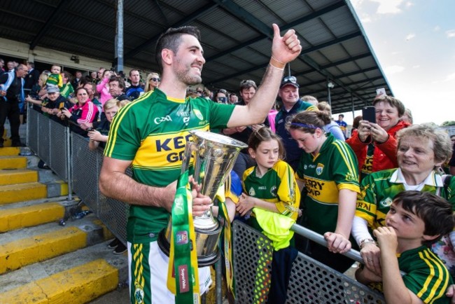 Bryan Sheehan with the cup