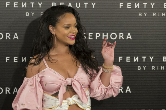 Spain: Rihanna Fenty Beauty Presentation in Madrid