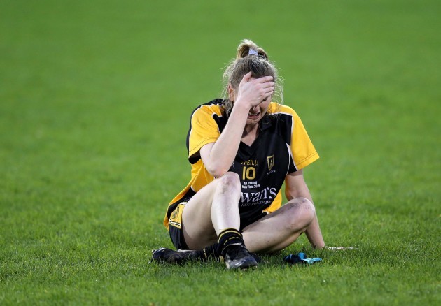 Sile O'Callaghan dejected